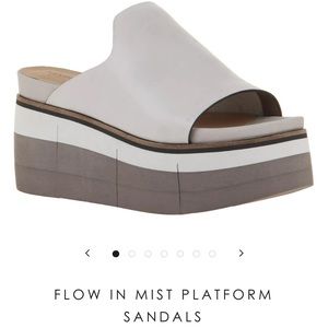 Naked Feet Flow in Mist Platform Sandals